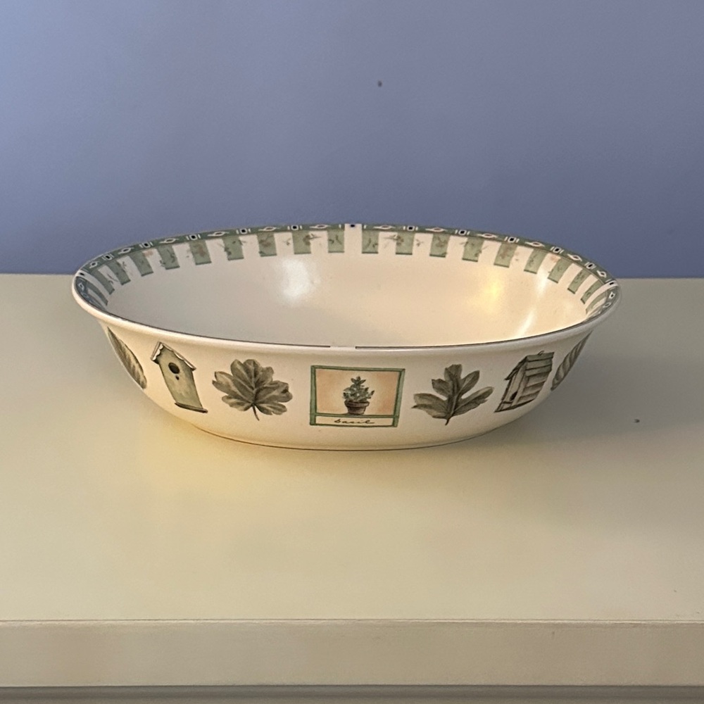 Pfaltzgraff Naturewood Oval Serving Bowl